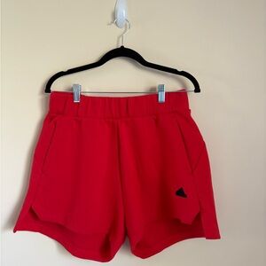 Adidas Women's ALL SZN Shorts - Red - Size Medium
